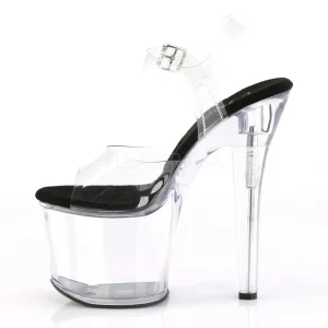 Acrylique 18 cm Pleaser RADIANT-708 Plateforme Chaussures Talon Haut
