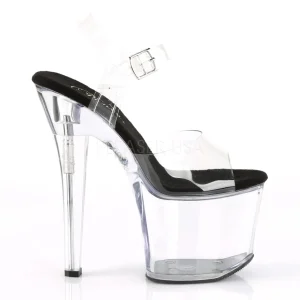 Acrylique 18 cm Pleaser RADIANT-708 Plateforme Chaussures Talon Haut