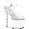 Acrylique 18 cm Pleaser UNICORN-708RSH Plateforme Chaussures Talon Haut