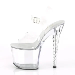Acrylique 18 cm Pleaser UNICORN-708 Plateforme Chaussures Talon Haut