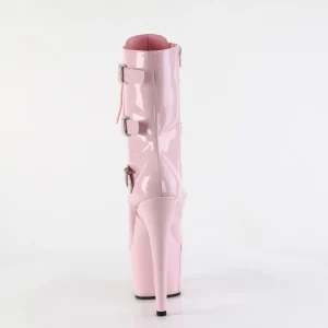 ADORE-1043 - 18 cm plateforme bottines talons aiguilles vernis rose