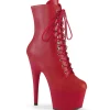 ADORE-1020 18 cm bottine talon haut femme pleaser rouge