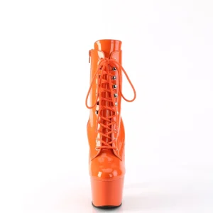 ADORE-1020 18 cm bottine talon haut femme pleaser orange