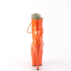 ADORE-1020 18 cm bottine talon haut femme pleaser orange
