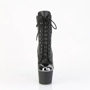 ADORE-1020ESC - 18 cm hauts talons bottines à cap d acier vegan