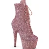 ADORE-1020GWR 18 cm bottine talon haut femme pleaser glitter doré