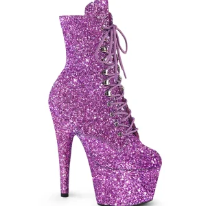 ADORE-GWR 18 cm bottine talon haut femme pleaser glitter lavande