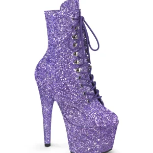ADORE-GWR 18 cm bottine talon haut femme pleaser glitter pourpre