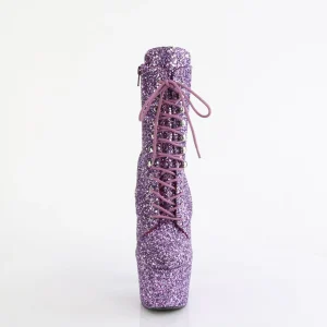 ADORE-GWR 18 cm bottine talon haut femme pleaser glitter lavande