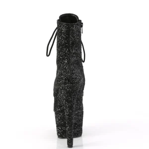 ADORE-GWR 18 cm bottine talon haut femme pleaser glitter noir