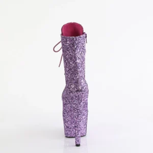 ADORE-GWR 18 cm bottine talon haut femme pleaser glitter lavande