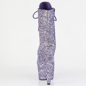 ADORE-GWR 18 cm bottine talon haut femme pleaser glitter pourpre