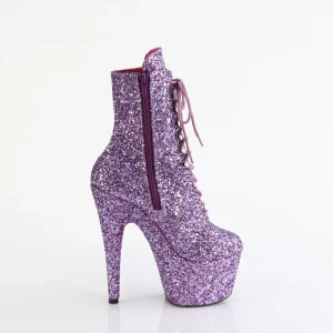 ADORE-GWR 18 cm bottine talon haut femme pleaser glitter lavande