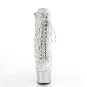 ADORE-1020RM 18 cm bottine talon haut femme pleaser strass argent