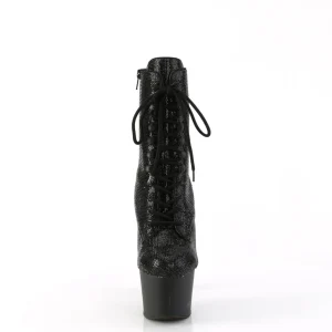 ADORE-1020RS 18 cm bottine talon haut femme pleaser strass noir