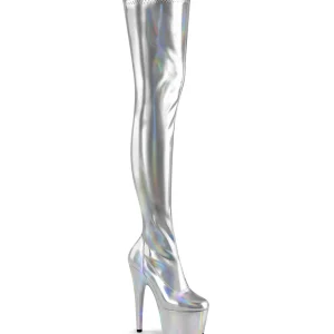 Argent 18 cm ADORE-3000HWR Hologramme bottes overknee plateforme de pole dance