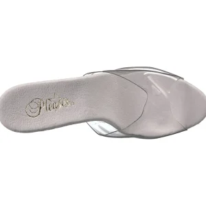 Argent 18 cm ADORE-701LG etincelle plateforme mules talons hauts