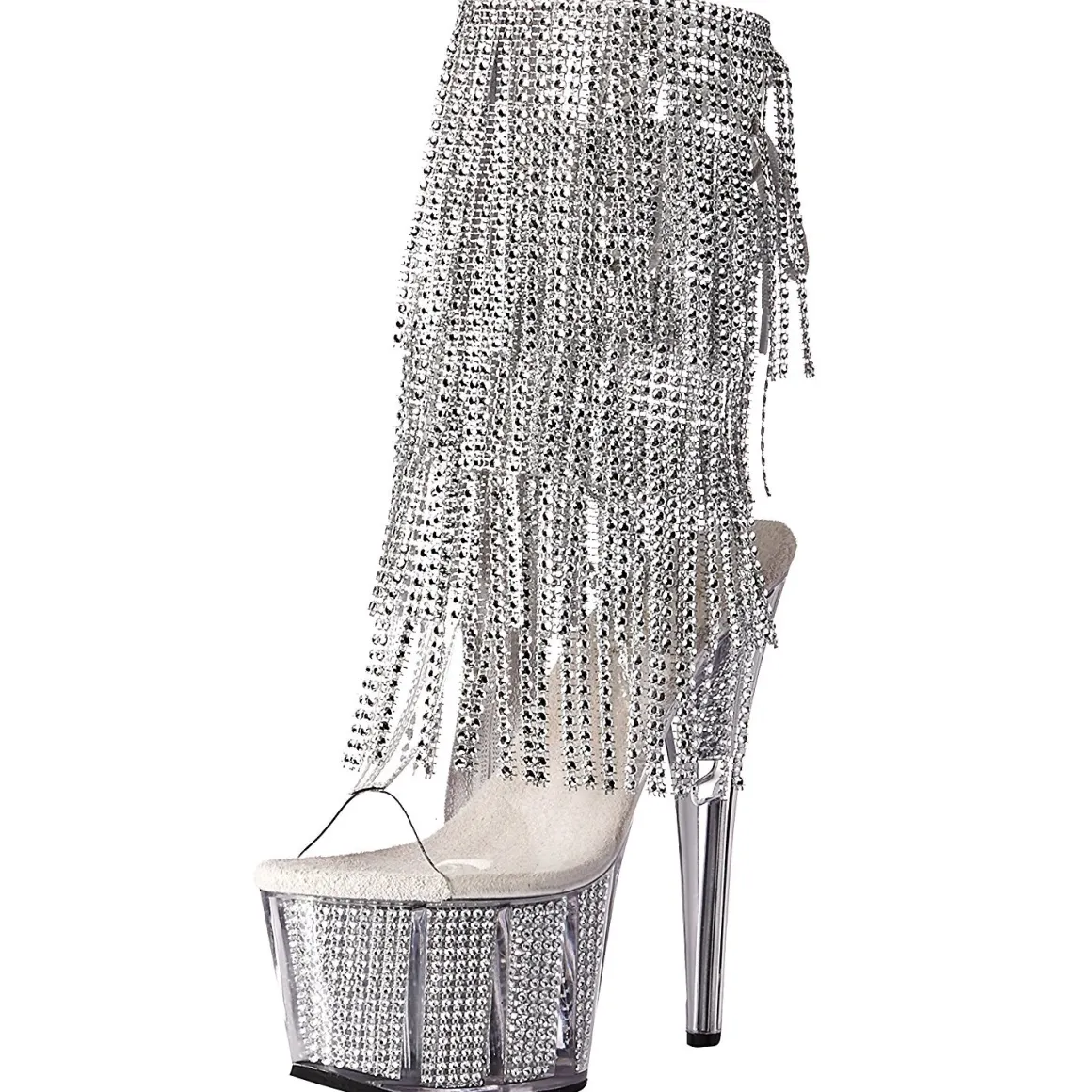 argent__cm_adoresrs_botti_1.webp Argent 18 cm ADORE-1017SRS bottines a frangees pour femmes a talon