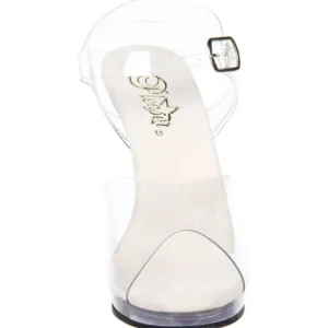 Argent 11,5 cm FLAIR-408 chaussures travesti