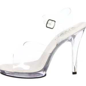 Argent 11,5 cm FLAIR-408 Sandales Femme a Talon