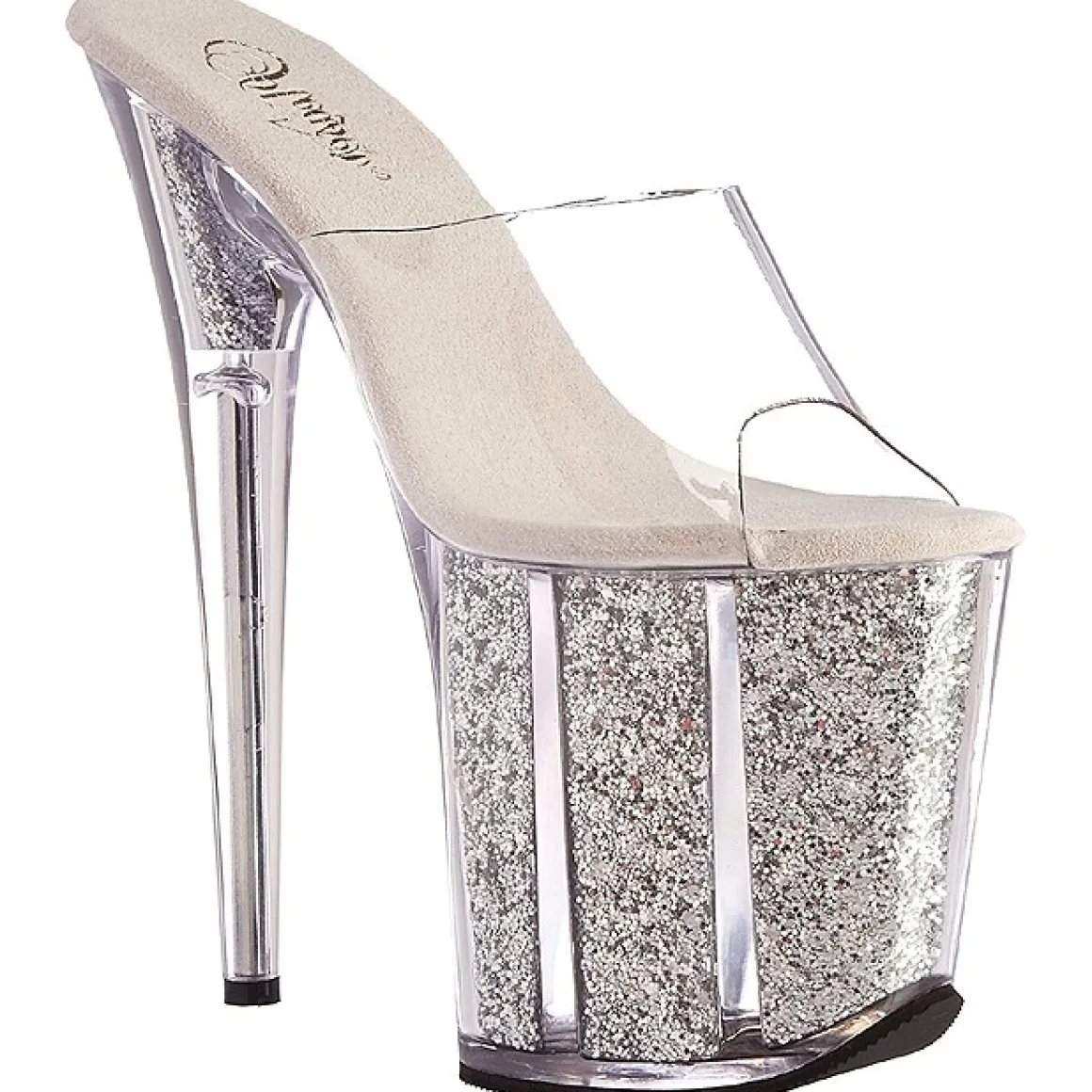 argent__cm_flamingog_etin_6.webp Argent 20 cm FLAMINGO-801G etincelle plateforme mules talons hauts