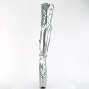 Argent 20 cm FLAMINGO-3000HWR Hologramme bottes overknee plateforme de pole dance