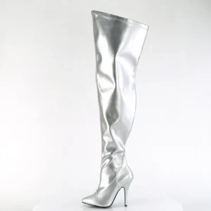 Argent 13 cm SEDUCE-3000WC cuissardes mollets larges et cuisses rondes élastiquées