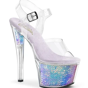 Argent 18 cm SKY-308MC Hologramme talons avec plateforme