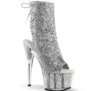 Argent etincelle 18 cm ADORE-1018G bottines a plateforme femmes