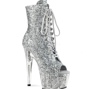 Argent etincelle 18 cm ADORE-1021G bottines a plateforme femmes