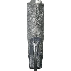 Argent etincelle 18 cm ADORE-1020G bottines a plateforme femmes