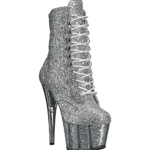 Argent etincelle 18 cm ADORE-1020G bottines a plateforme femmes