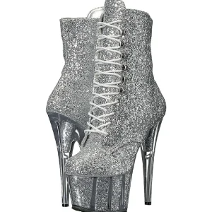 Argent etincelle 18 cm ADORE-1020G bottines a plateforme femmes