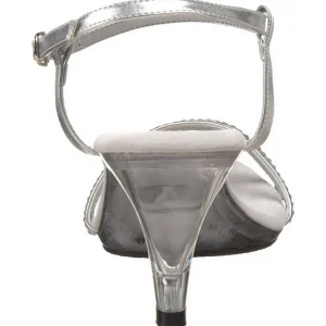 Argent Etincelle 8 cm BELLE-316 Sandales Femme a Talon