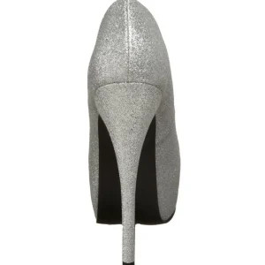 Argent Etincelle 14,5 cm Burlesque TEEZE-31G Platform Escarpins Chaussures