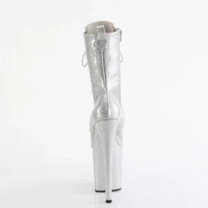 Argent glitter 20 cm pleaser bottines talons hauts femme
