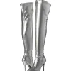 Argent Mat 13 cm SEDUCE-3000 bottes cuissardes hommes