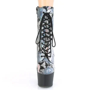 Argent motif serpent 18 cm ADORE-1020SP exotic bottines de pole dance