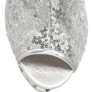 Argent Paillettes 15,5 cm BLONDIE-R-1008 Plateforme Bottines Femmes