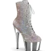 Argent pierre strass 18 cm ADORE-1020CHRS-2 bottines talons hauts pleaser