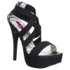Bande Élastique 14,5 cm Burlesque TEEZE-47W pieds larges hauts talons pour homme