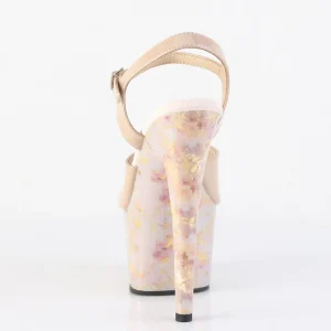 Beige 18 cm ADORE-709 pleaser sandales talons hauts femme