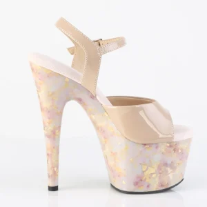 Beige 18 cm ADORE-709 pleaser sandales talons hauts femme