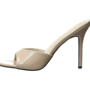 Beige 10 cm CLASSIQUE-01 mules talons hauts