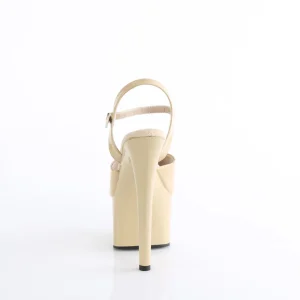 Beige 18 cm PASSION-709 pleaser sandales talon aiguille