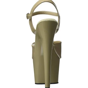 Beige Verni 18 cm ADORE-709 Talons Hauts Plateforme