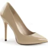 Beige Verni 13 cm AMUSE-20 escarpins à talon aiguille bout pointu