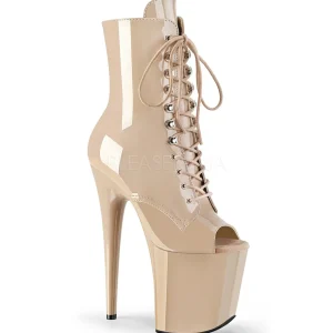 Beige Verni 20 cm FLAMINGO-1021 bottines plateforme pour femmes