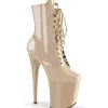 Beige Verni 20 cm FLAMINGO-1020 Plateforme Bottines