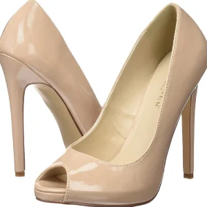 Beige Verni 13 cm SEXY-42 Chaussures Escarpins Classiques
